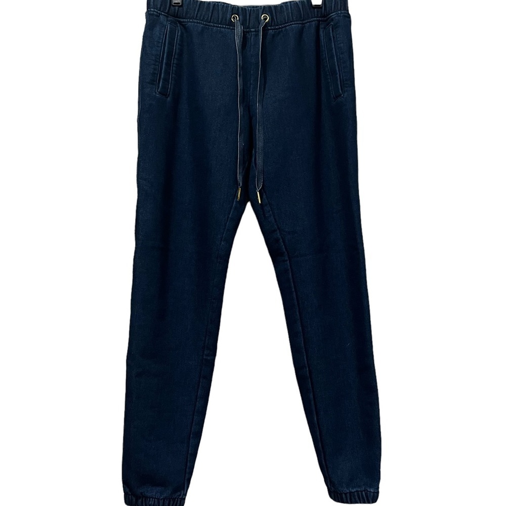 Juicy Couture XS Dark Denim Drawstring Jogger Pants Cotton Blend R